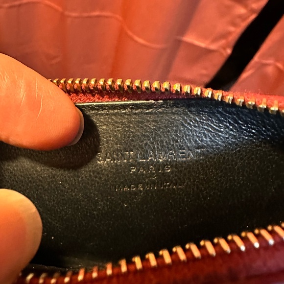 Saint Laurent Red Leather Wallet - Picture 6 of 15